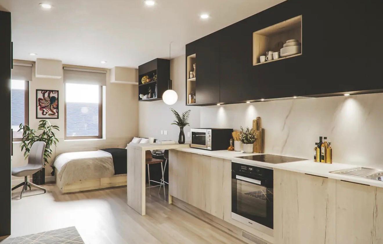 Studio accommodation for Yorkshire College students in Leeds (1)